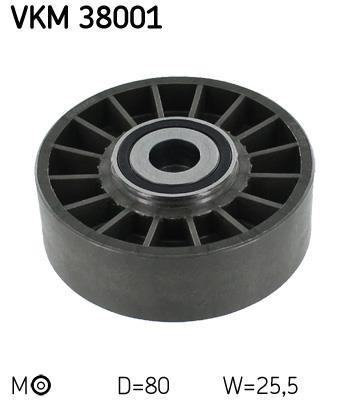 Rolo tensor da correia trapezoidal estriada SKF ref. VKM 38001